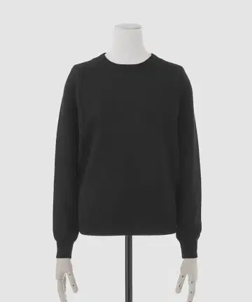 새상품급 SLOANE 14G 메리노울 천축 크루넥 풀오버 일본제