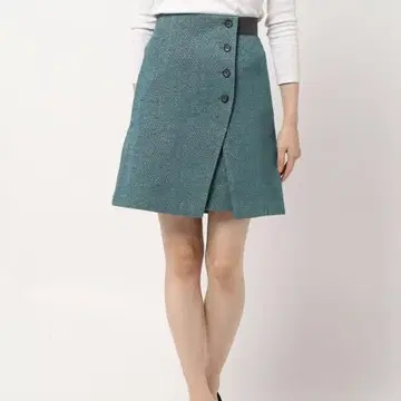 엘레노아 랩 스타일 스커트