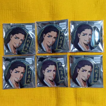 불꽃 소방대 아시카가 타카우지 메탈 캔뱃지 6개 세트