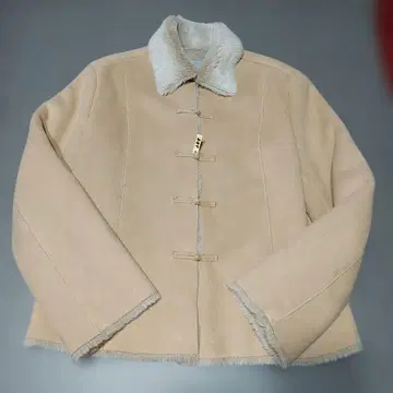 파우더 차이나 버튼 무스탕풍 자켓 사카이 히데키 겨울 상품 sale