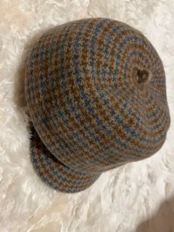 OVERRIDE 체크 무늬 헌팅 캡 57.5cm