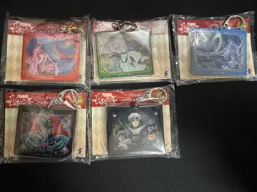 마법기사 레이어스 글리터 아크릴 키링 5개 세트