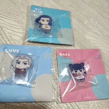 라오허이전기 샤오헤이 무겐 루이에 미니 아크릴 스탠드 3종 세트