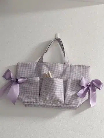 메종 드 플뢰르 토끼와 함께 토트백