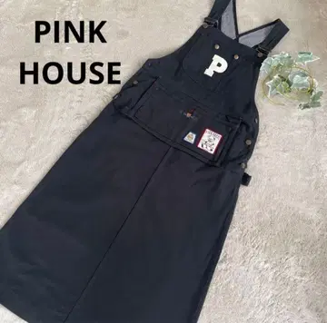 [가격 인하 중] PINKHOUSE 핑크하우스 점퍼 스커트 곰 P 로고