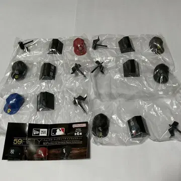 MLB 온 필드 캡 미니어처 피규어 전 6종 컴프 세트