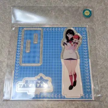 그리드맨 유니버스 아크릴 스탠드 타카라다 릿카 봉제 인형과 함께 ver