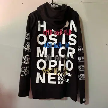 히프노시스 마이크 OSMICROPHONE 후드 부착 후드티 L