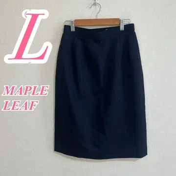 MAPLE LEAF 메이플 리프 네이비 타이트 스커트 L