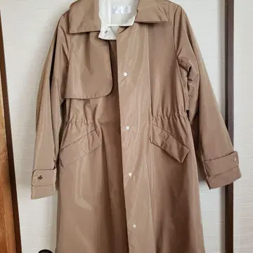 두클라쎄 베이지 롱 코트 S 사이즈