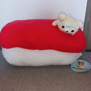 리락쿠마 초밥 봉제 인형 XL 택 포함
