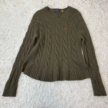 Ralph POLO 랄프 로렌 폴로 캐시미어 혼방 케이블 니트 스웨터