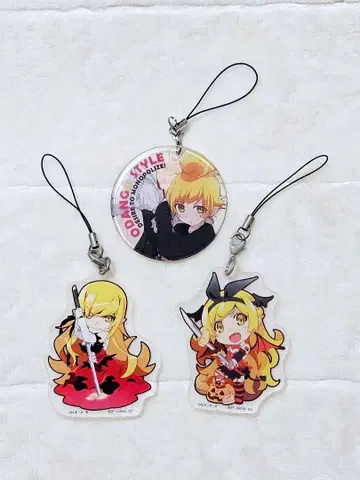 모노가타리 시리즈 제일복권 오시노 시노부 묶음 판매 아크릴 키링