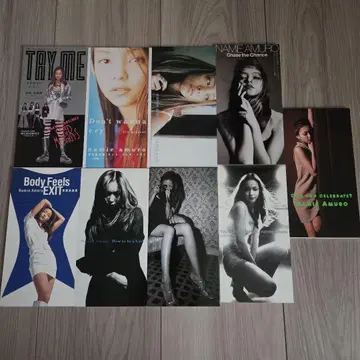 아무로 나미에 8cm 싱글 9장 세트 당시 물품 묶음 판매