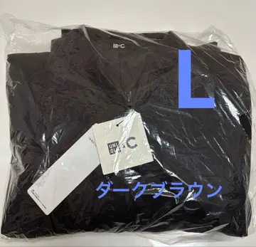 보머 자켓 다크 브라운 L 택 포함 유니클로C