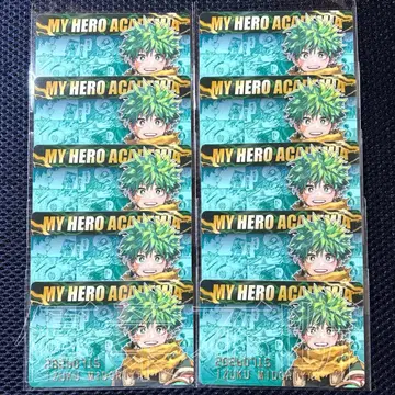 나의 히어로 아카데미아 미도리야 이즈쿠 점프샵 생일 컬렉션 카드