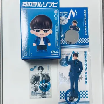 와타나베 쇼타 ON 소프트 비닐 아크릴 스탠드 거울 스티커 클리어 스티커