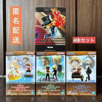 [미개봉 새상품] 원피스 월드 콜렉터블 로그 스토리즈 등 4체 세트