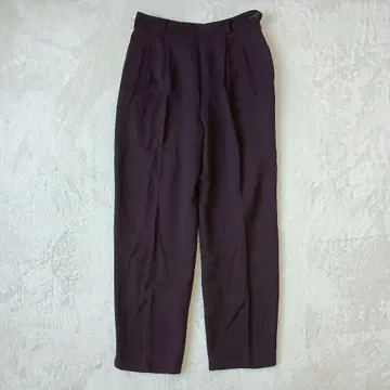 아쿠아 스큐텀 | 슬랙스 팬츠 사이드 지퍼 세미 포멀 다크 브라운