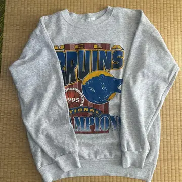 USA UCLA BRUINS 1995 내셔널 챔피온 맨투맨 그레이