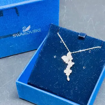 스와로브스키 Eden 에덴 펜던트 목걸이 버터플라이 꽃