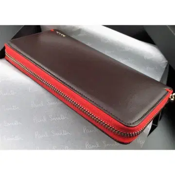 마지막 1점 한정 새상품 박스 포함 폴스미스 인기 컬러 지퍼 장지갑