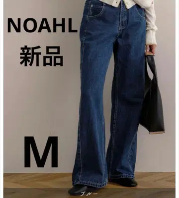 NOAHL 블루 스트레이트 데님 새상품 M