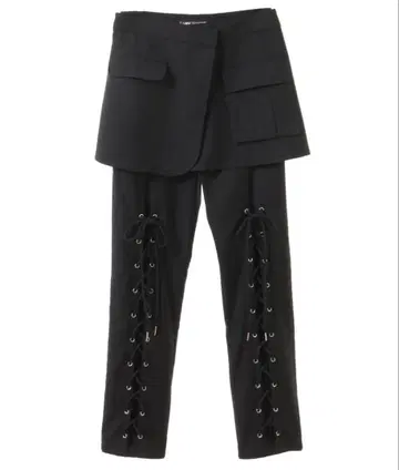 LACE UP LAYERED 팬츠 캔디 스트리퍼