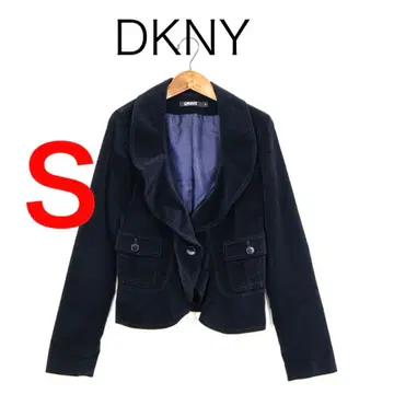 H5072 DKNY 다나카란 벨로아 코르 듀로 자켓 Y2K