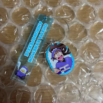 닌타마 란타로 산리오 콜라보 2단 아크릴 키링 오하마 칸에몬