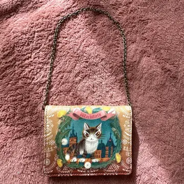 와치필드 고양이 다얀 새상품 시기쇼알라 2면 체인 패스