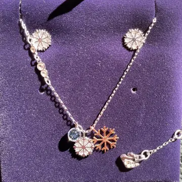 스와로브스키 목걸이 귀걸이