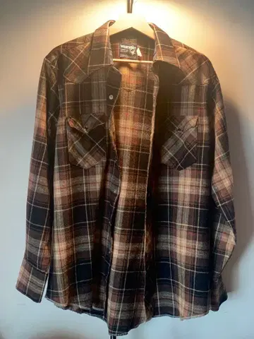 wrangler 플란넬 셔츠