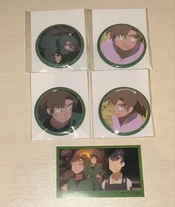 닌타마 캐릭터 배지 컬렉션 젠포지 잇사쿠 4종 세트 특전 포함