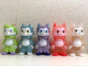 아라이 키리코 늑대 군 소프트 비닐 5체 세트