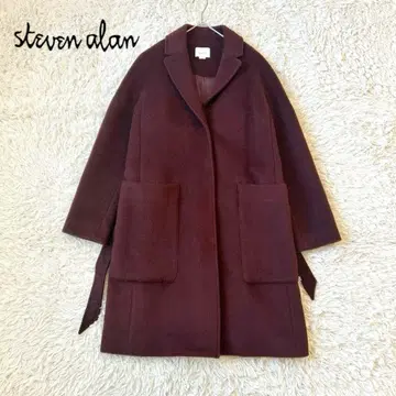 Steven alan 스티븐 앨런 롱 체스터 코트 레드