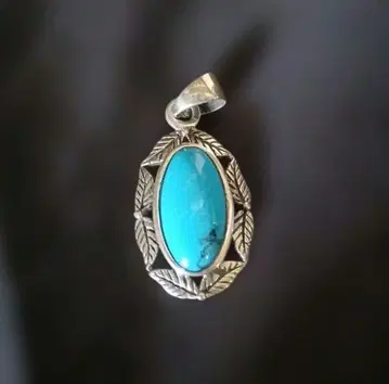 터콰이즈 실버 925 펜던트 탑 터키석