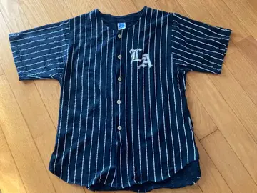 베이스볼 셔츠 LA 로고 lowrider L 사이즈 웨스트 코스트 스타일