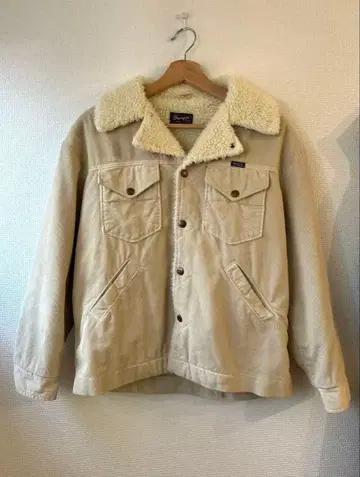 랭글러 보아 자켓 ships 별주 화이트