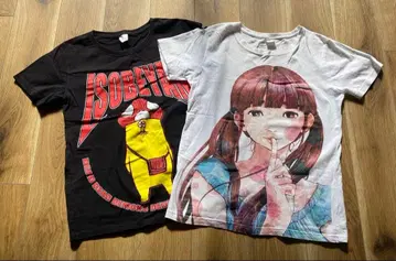 오야스미 푸푸푸 데데데데데스트랙션 t셔츠 세트 다나카 아이코