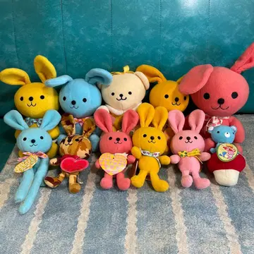 시나다 shinada 세트 퐁퐁 토끼 하나짱 버섯버섯 11체