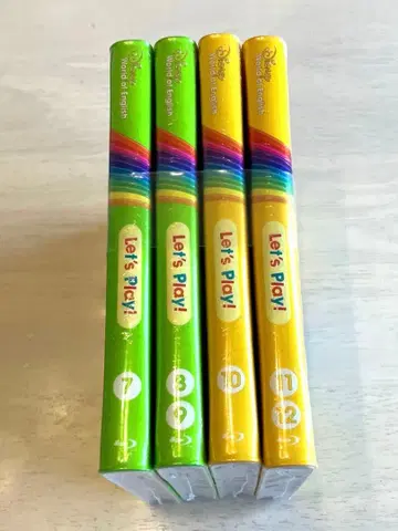 최신 버전 디즈니 영어 시스템 dwe 렛츠 플레이 블루레이 Blu-ray