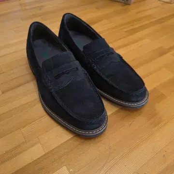 호킨스 트래블러 블랙 스웨이드 로퍼 25.5cm