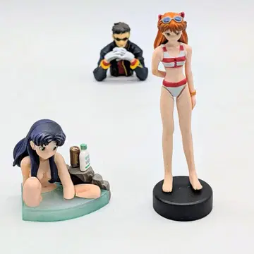 에반게리온 응모 캡슐 시리즈 카츠라기 미사토 아스카 겐도 3종