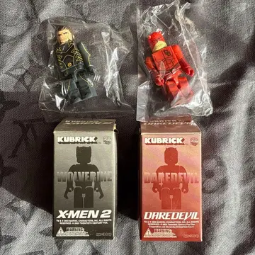 울버린 데어데빌 큐브릭 피규어