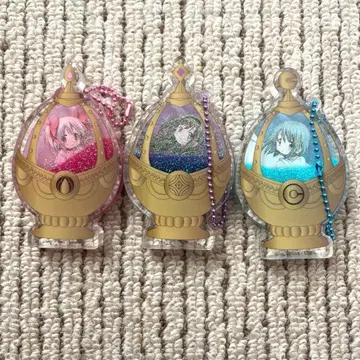 마마마 마도카 호무라 사야카 서울젬 아크릴 키링 라메 3중