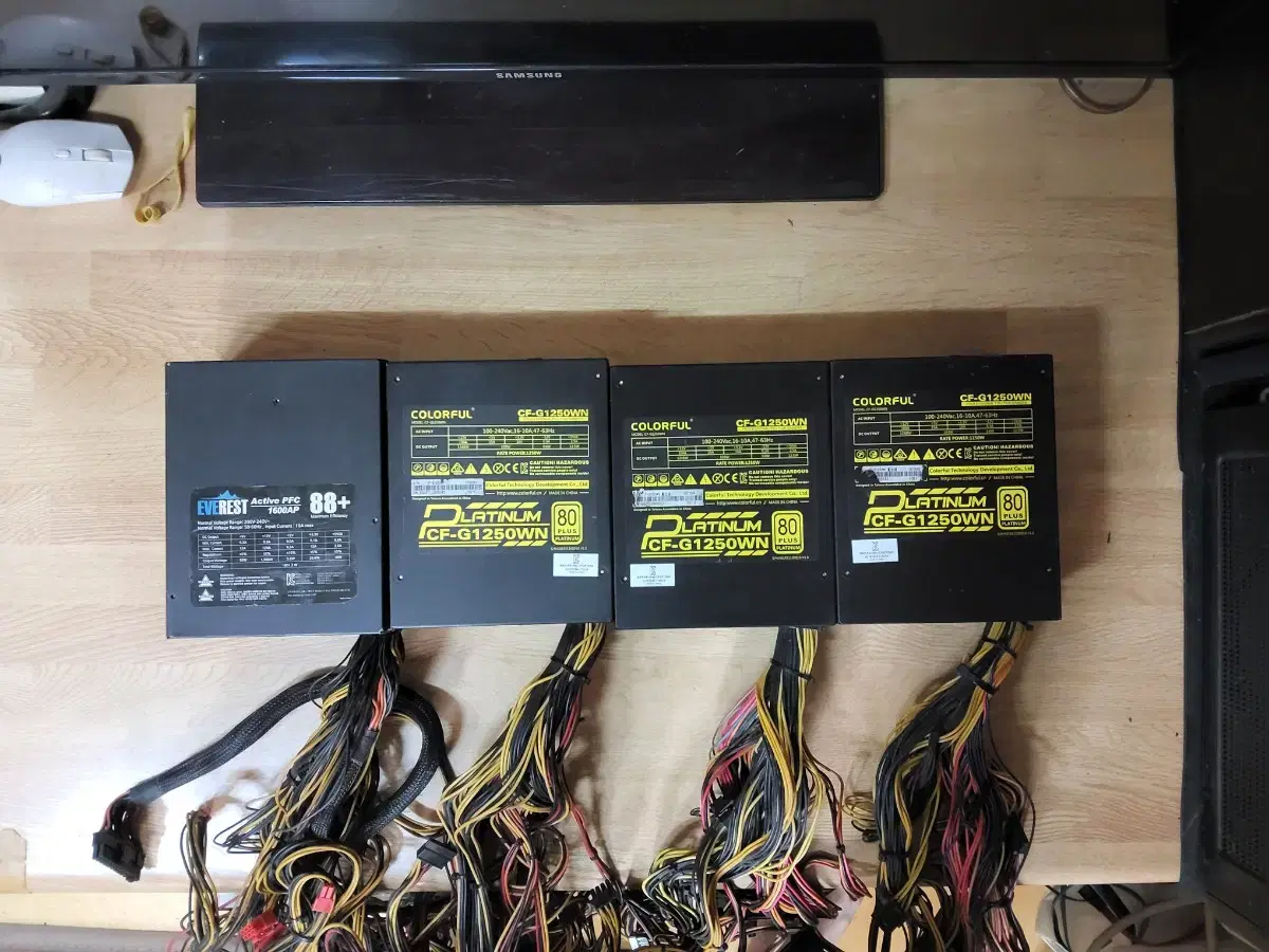 컴퓨터 파워 1250W 4개 일괄판매 (메인보드 그래픽카드 CPU | 브랜드 중고거래 플랫폼, 번개장터
