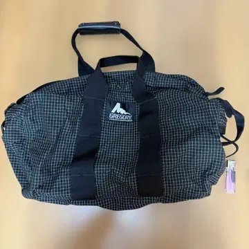 GREGORY 보스턴 백 블랙 체크