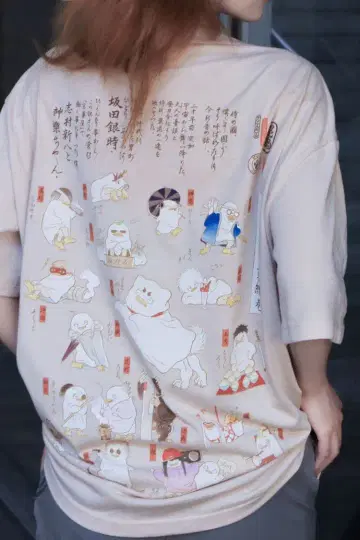 은혼 bibisama 콜라보 티셔츠 엘리자베스 에도