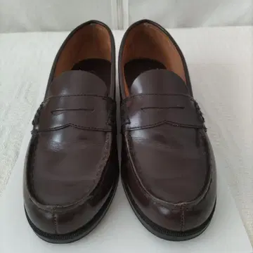 HAWKINS 학생 로퍼 브라운 24.5EEE 천연 가죽